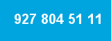 927 804 51 11 927 804 51 11